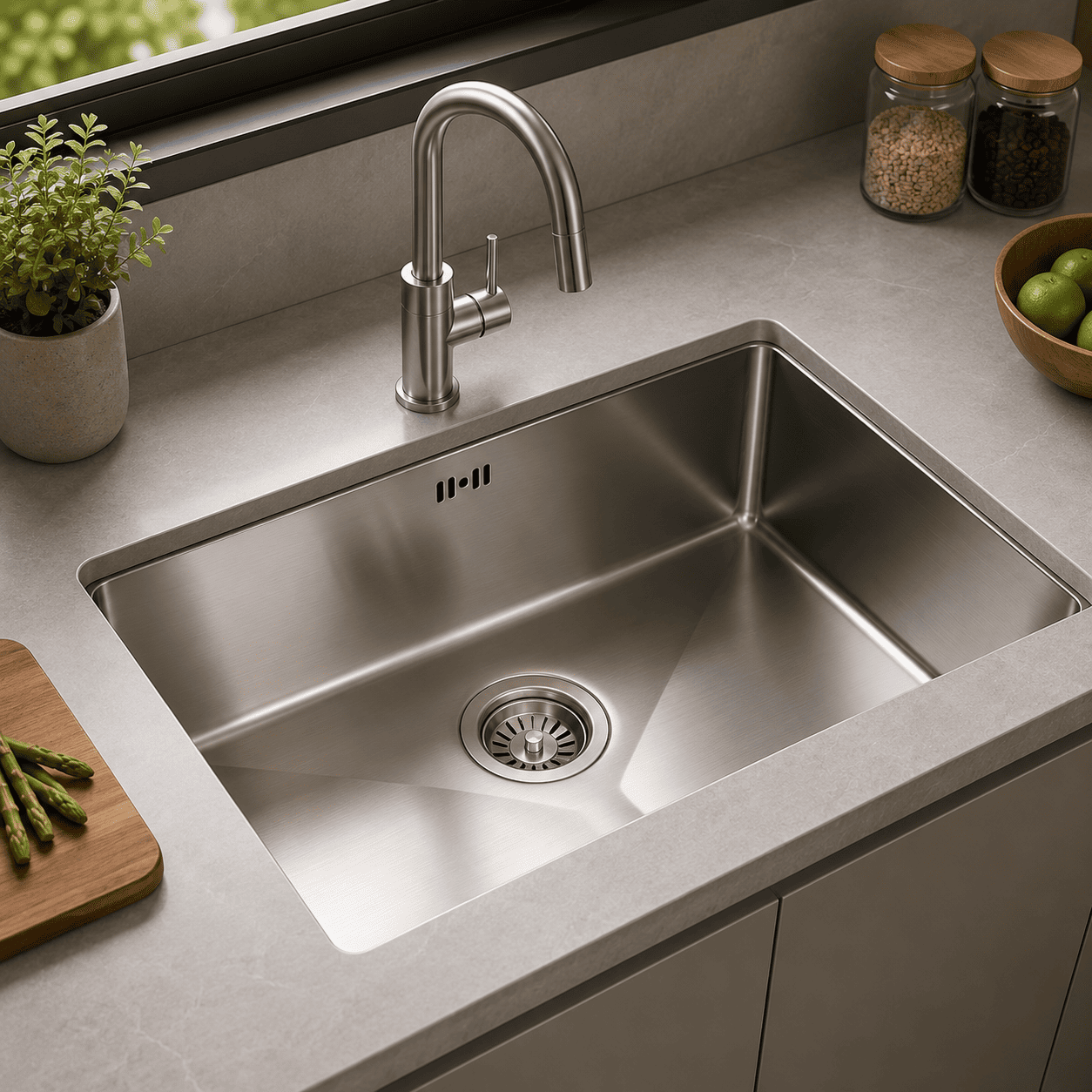Premium kitchen sinks and faucets